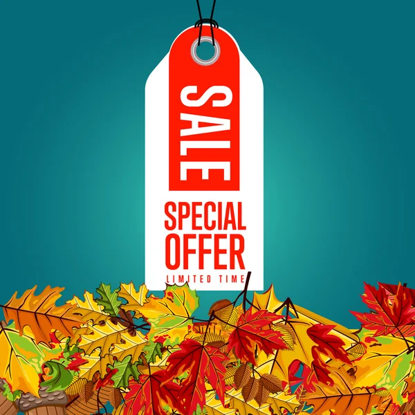 Special offer label. Limited time. — ストックベクタ