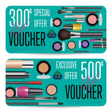 Kozmetik Dükkanı açılış ön ödemeli hediye kuponu