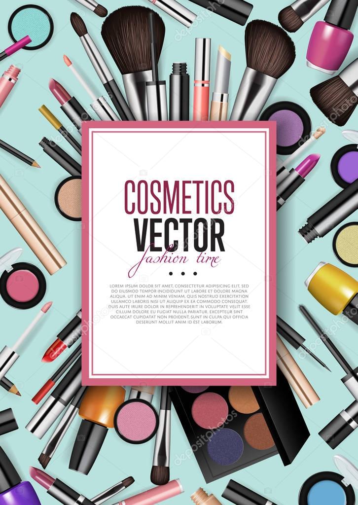 cosmetic products assortment realism vector banner stock vector c studioworkstock 129159502 https depositphotos com 129159502 stock illustration cosmetic products assortment realism vector html
