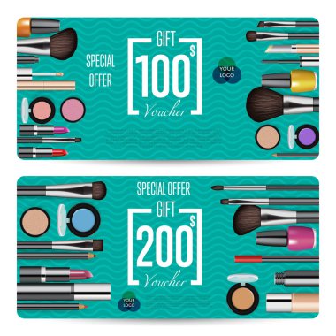 Kozmetik Dükkanı açılış ön ödemeli hediye kuponu