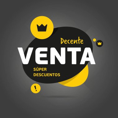 Siyah Cuma satış etiket vektör izole