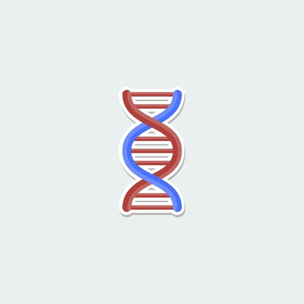 Colorful science symbol - DNA molecule — Stock Vector