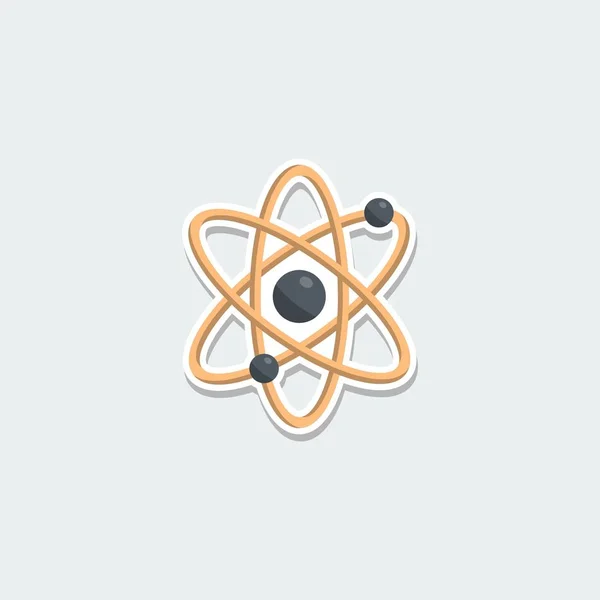 Renkli bilim sembolü - küre atom — Stok Vektör