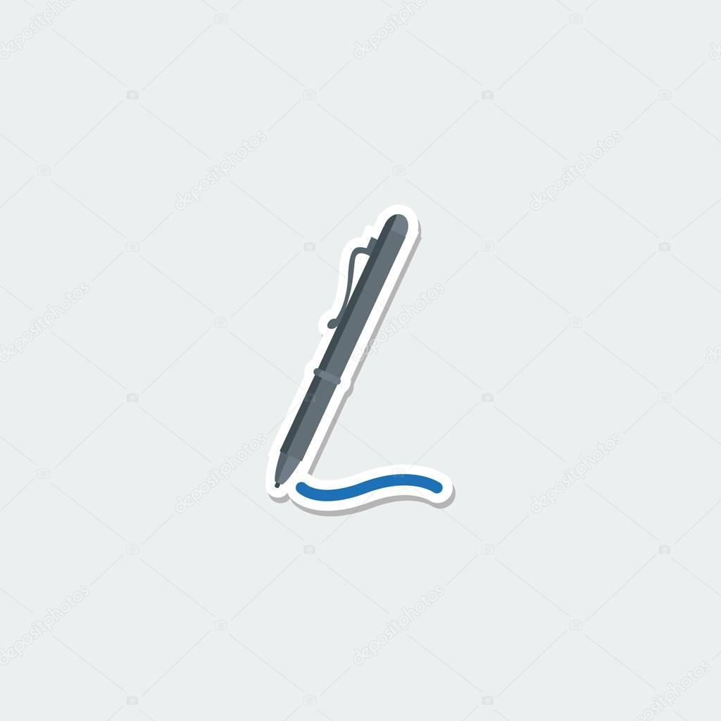 Symbole De Lécole Coloré Stylo à Bille Image