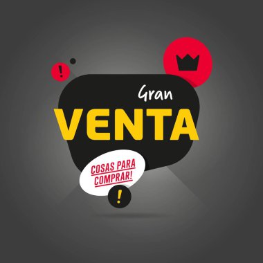 Siyah Cuma satış etiket vektör izole