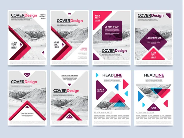 Cover ontwerp voor jaarverslag of brochure — Stockvector