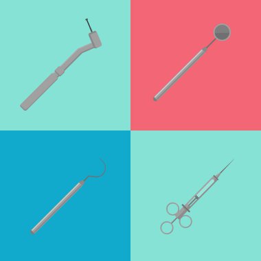 Diş sağlığı için tıbbi ekipman araçları