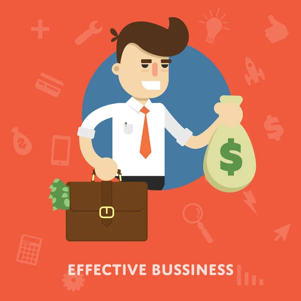 Konsep manajemen bisnis yang efektif — Stok Foto