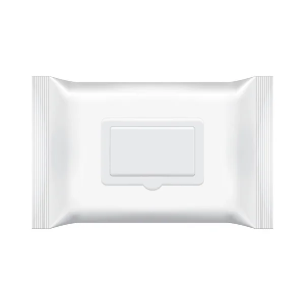 Κενή συσκευασία πρότυπο mockup απομονωθεί σε λευκό. — Φωτογραφία Αρχείου
