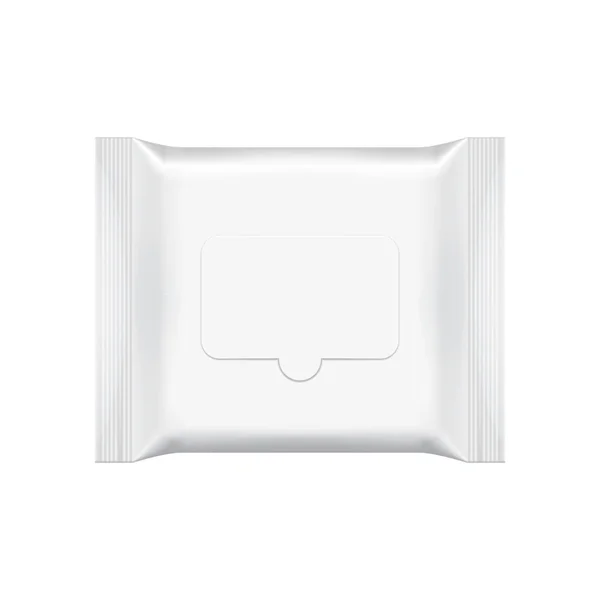 Modelo de embalagem em branco mockup isolado em branco . — Fotografia de Stock