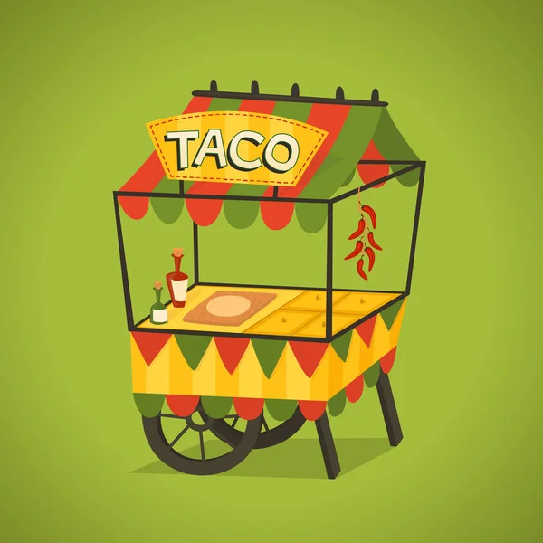 Mexikói utcai élelmiszer koncepció. — Stock Fotó