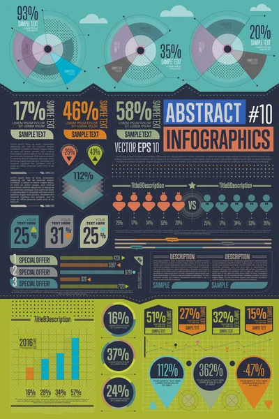 Abstrakte infografische Rasterelemente. Grafik, Symbol. — Stockfoto