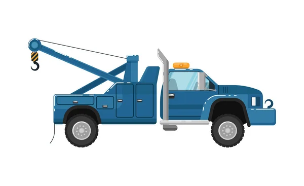 Illustration vectorielle isolée de camion remorque — Image vectorielle