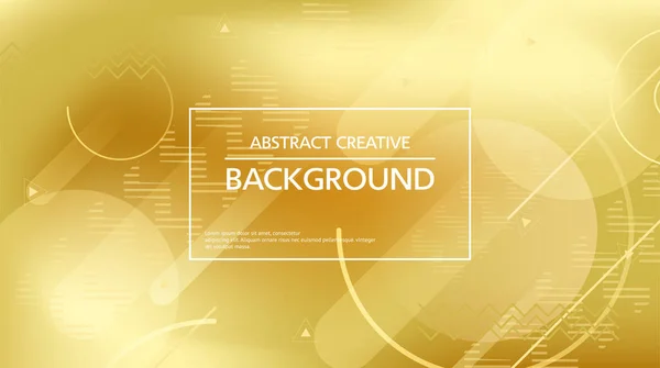 Beautiful abstract template with golden background on soft light background. — Stock Vector