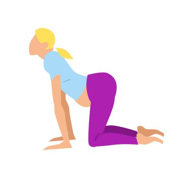Hamile kadınlar için Yoga izole edilmiş vektör simgesi