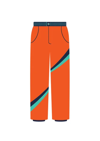 Escalada invierno pantalones aislado vector icono — Archivo Imágenes Vectoriales