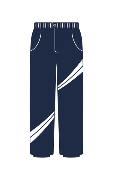 Pantalone invernale moderno isolato icona vettoriale — Vettoriale Stock