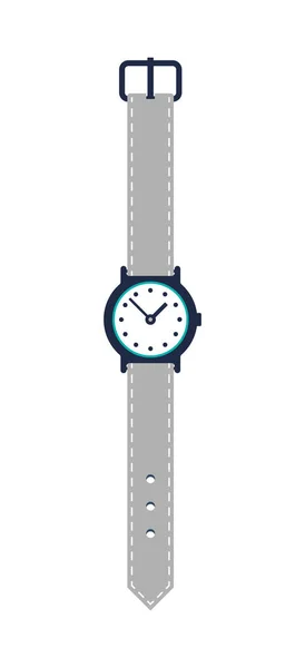 Reloj de pulsera moderno icono vectorial aislado — Archivo Imágenes Vectoriales