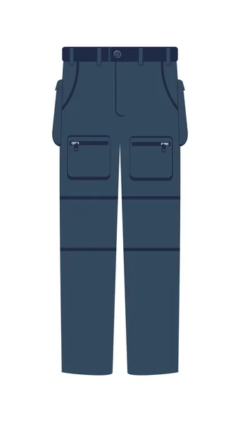 Pantalon de voyage extrême isolé icône vectorielle — Image vectorielle