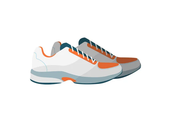 Zapatillas de correr icono vectorial aislado — Vector de stock