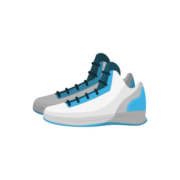 Deporte zapatillas aisladas vector icono — Vector de stock