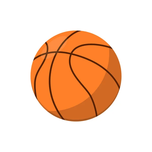 Basketball ball isolated vector icon — Stock Vector
