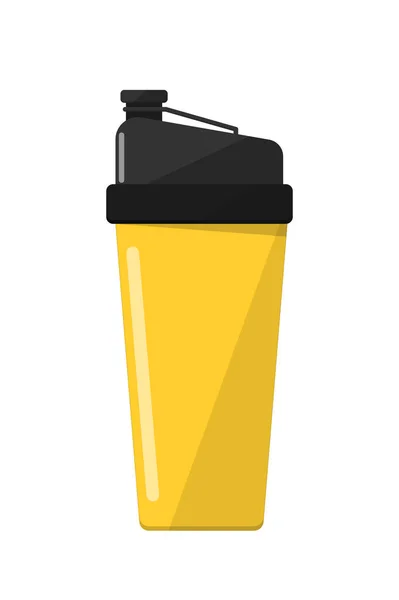 Bouteille de boisson sportive icône vectorielle isolée — Image vectorielle
