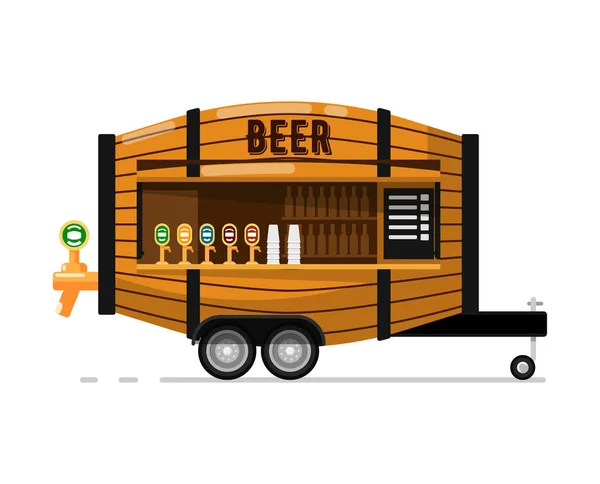 Beer pub outdoor service icon — Stock Vector