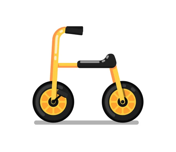 Icône vectorielle isolée tricycle pour petits enfants — Image vectorielle