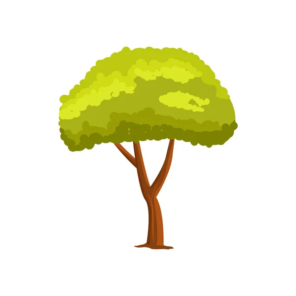 Icono Vector Árbol Verde Pino Elemento Forestal Ilustración Vectorial Estilo — Archivo Imágenes Vectoriales