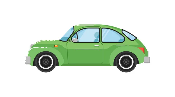 Классический Ретро Автомобиль Изолированные Векторные Иллюстрации Белом Фоне Винтажный Старый — стоковый вектор