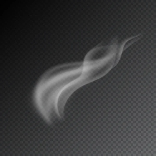 Καπνός Ρεαλιστική Απομονωμένη Διανυσματική Απεικόνιση Διαφανές Φόντο — Διανυσματικό Αρχείο