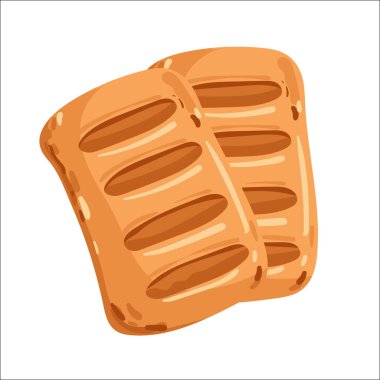 Puf böreği karikatür çizimi