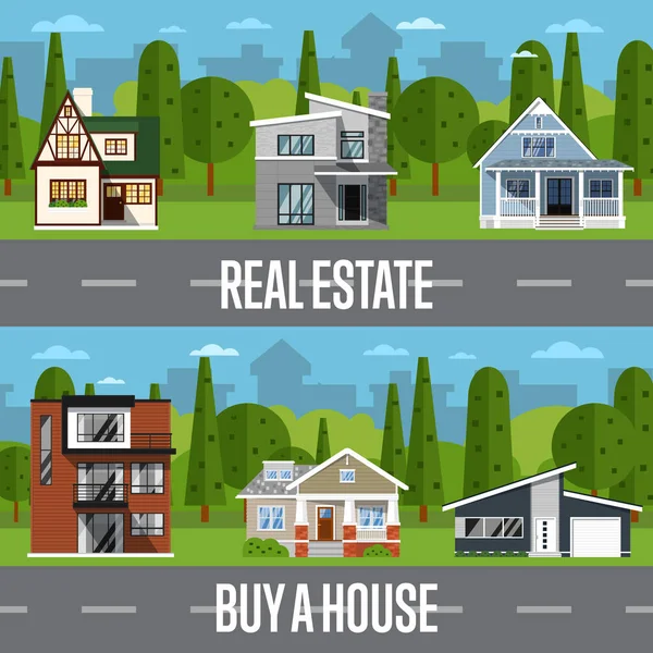 Agen real estate - Stok Vektor