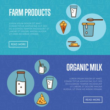 Organik ürünler yatay