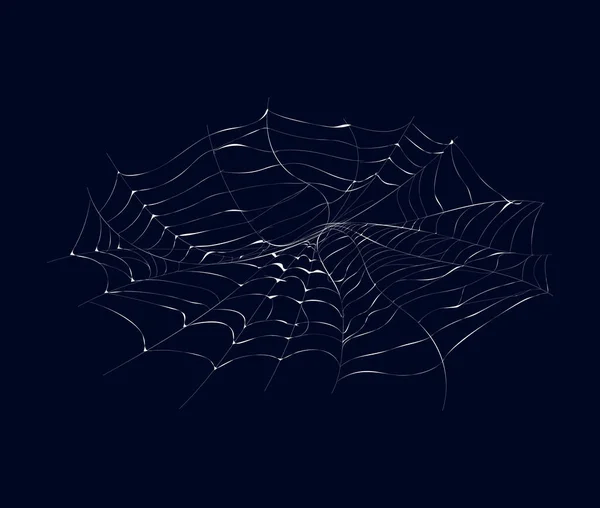 Arachnid cobweb izolované vektorové ikony — Stockový vektor