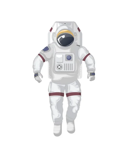 Modern space suit isolated vector icon — Stock Vector