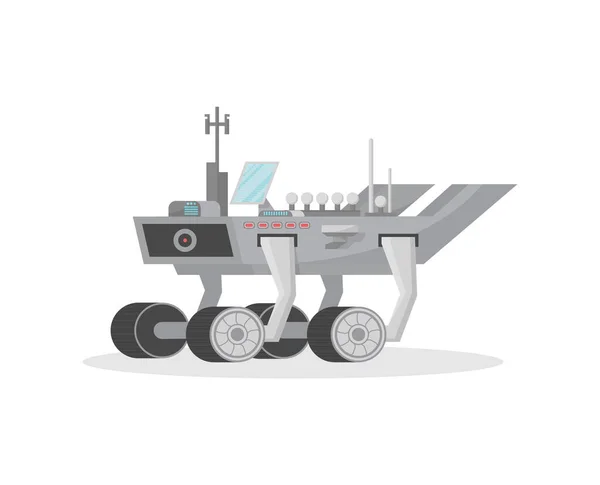 Espaço rover ícone vetor isolado — Vetor de Stock