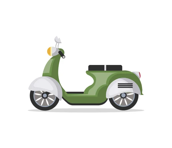 Icono de vector aislado scooter urbano — Archivo Imágenes Vectoriales