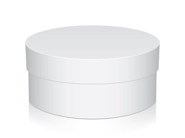 Tasarım ve logo için yuvarlak kutu. 