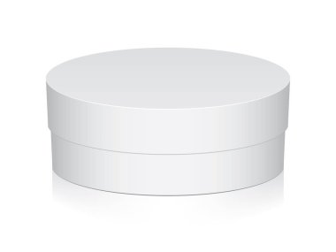 Tasarım ve logo için yuvarlak kutu.