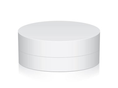 Tasarım ve logo için yuvarlak kutu. 