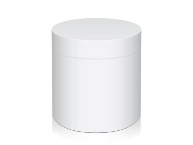 Tasarım ve logo için yuvarlak kutu. 