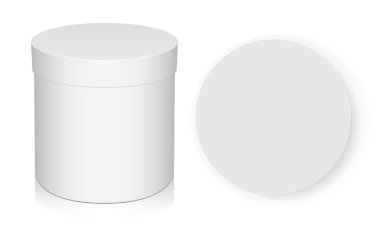 Tasarım ve logo için yuvarlak kutu. 