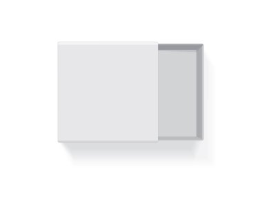 Logo ve tasarım için bir kutu. 