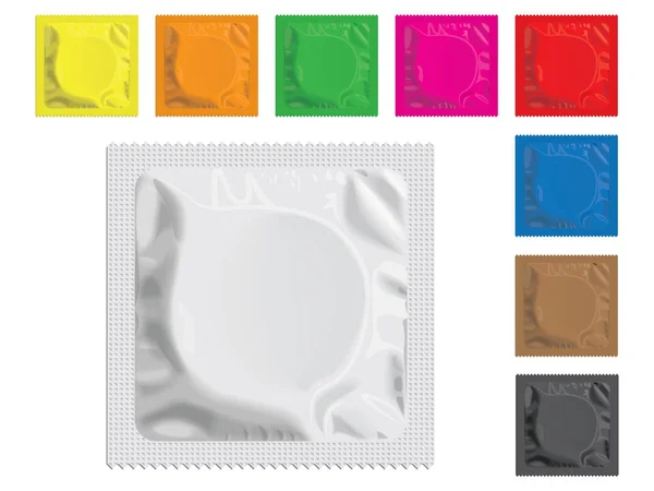 Prezervatif tasarım ve logo için paketleme. 