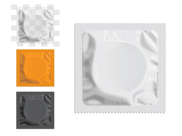 Prezervatif tasarım ve logo için paketleme. 