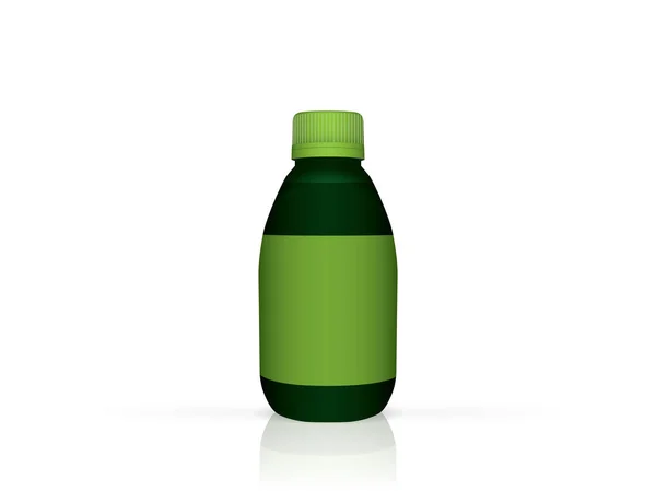 Botella con medicamentos para su diseño — Vector de stock