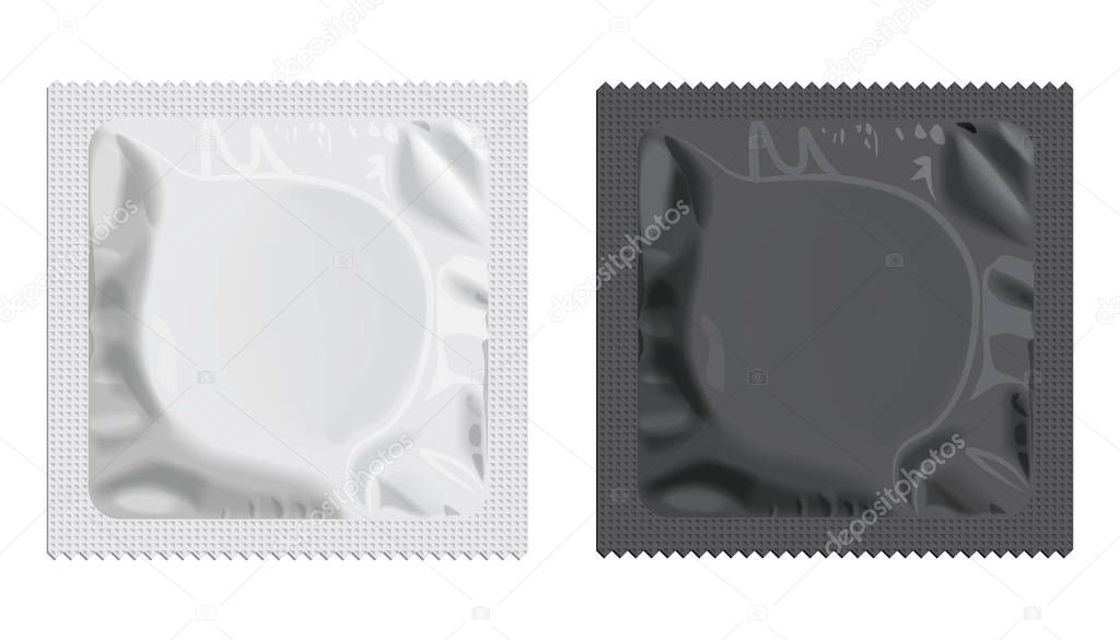 Packaging with a condom for your design and logo