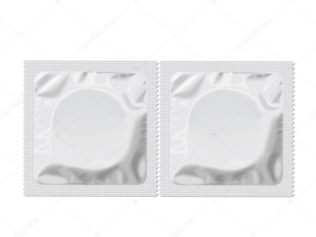 Packaging with a condom for your design and logo